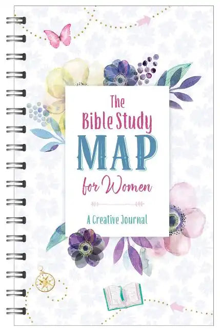 The Bible Study Map for Women: A Creative Journal - Spiral